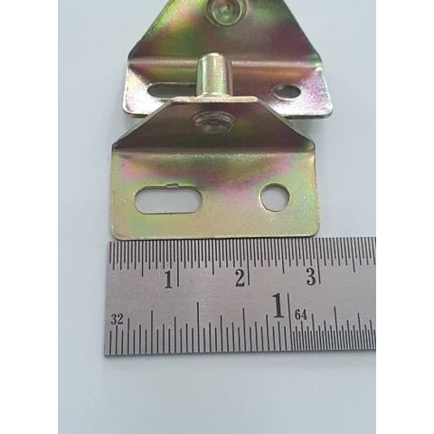 Picture of 4pcs Zink plate steel pivot axis has a pivot pin.-Gold