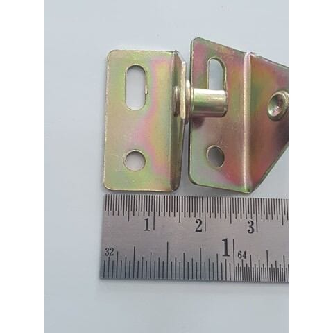 Picture of 4pcs Zink plate steel pivot axis has a pivot pin.-Gold