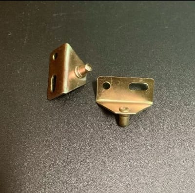 Picture of 4pcs Zink plate steel pivot axis has a pivot pin.-Gold