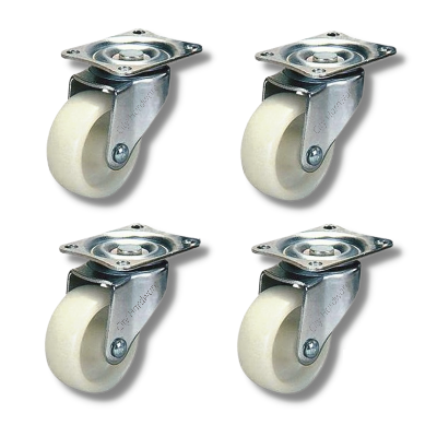 Picture of 1 Set Or 4 Pis 1 Inch Wheels For Furniture, Chair, Trolley Swivel Caster Wheel