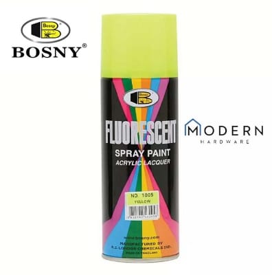 Picture of Bosny Fluorescent Spray Paint Yellow No. 1005