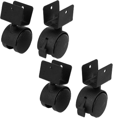 Picture of 2" (4Pcs=1SET) Computer Table Wheels U Castor Wheel,