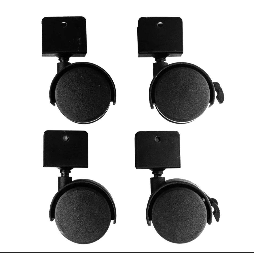 Picture of 2" (4Pcs=1SET) Computer Table Wheels U Castor Wheel,