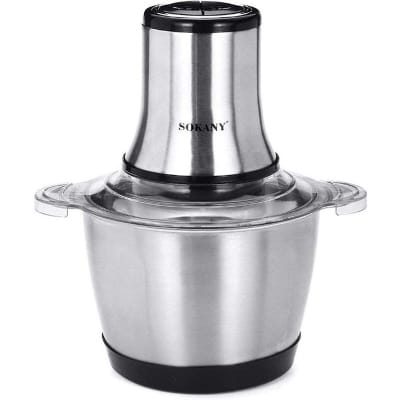Picture of Food Chopper SOKANY 800 watts, 2 speed levels, 3 liter large SS jar 