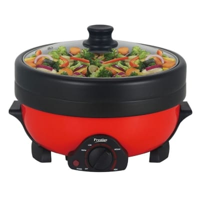 Picture of Multi Cooker with Heat Controller double pot 3.5 Liter Red