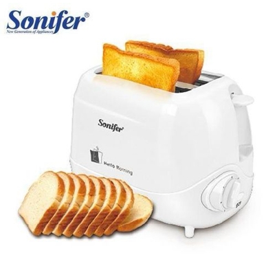 Picture of Bread Toaster for Kitchen Sonifer Brand SF-6006 800watts White