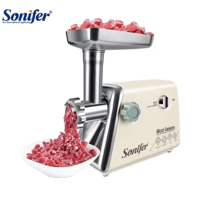 Picture of Sonifer Electric Meat Grinder SF-5014 Manufacturer Household 1500w Power Motor Automatic Mincer Electric Meat Grinder Machine Beige