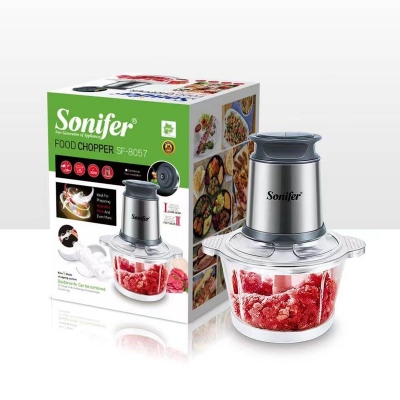 Picture of Sonifer SF-8057 Professional Kitchen Appliances 1.8 Liter Glass Jar 2 Speeds Electric Meat Chopper Grinder 