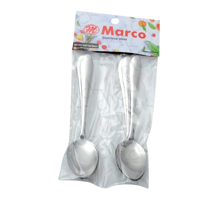 Picture of Marco Stainless Steel Tea Spoon Set - 6Pcs, 6 Inches In Length For Perfect Tea Time - Enhance Your Tea Serving Experience Silver