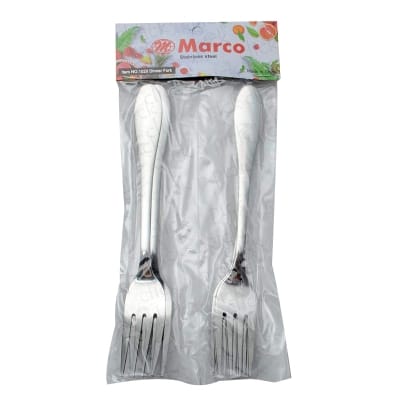 Picture of Marco Stainless Steel Dinner Fork 6pcs (length 8 inches) Silver