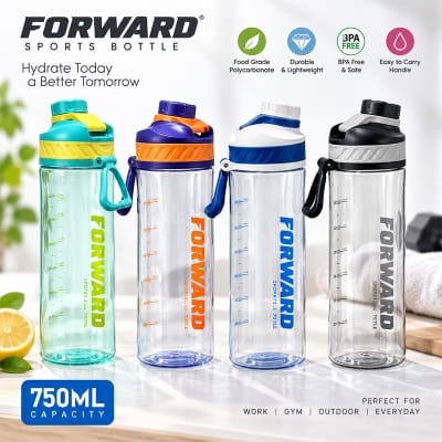 Picture of Shotay FORWARD 750ml Premium Sports Bottle – BPA Free Food Grade Polycarbonate 