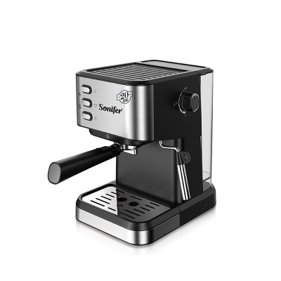 Picture of Sonifer SF-3574 Home Use 220V High Quality 20 bar 1.5L Water Tank Electric Steam Commercial Coffee Machine Espresso Coffee Maker Black