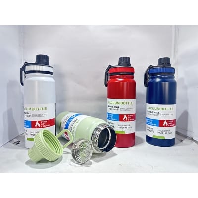 Picture of Colorful Insulated Double Wall Stainless Steel Water Bottle Thermos Cute Flask for Out Door Sport 600ml 