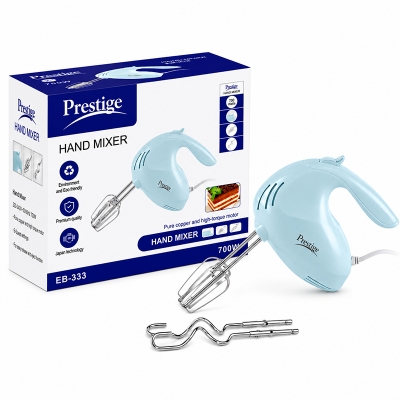 Picture of Prestige Ergonomic Luxury design Multi-Functional Electric Egg beater For Cream Whipping Stirring Mixing in Household Light blue