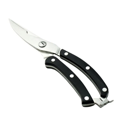 Picture of Heavy Duty Poultry Shears Multi-function Kitchen Scissors for Cutting Chicken, Poultry, Game, Meat Chopping Vegetable Black
