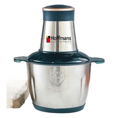 Picture of Hoffmans Brand Food Chopper Meat Grinder 3 liter Stainless Steel Pot 2 speed 600 watts 