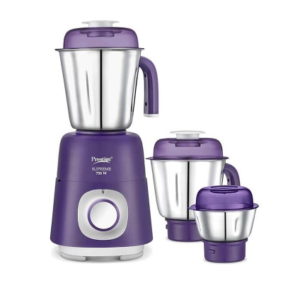 Picture of Prestige Supreme Mixer Grinder 750 watts 3 jars (1500ml, 1200ml, 450ml) Violet Color