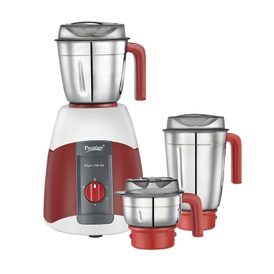 Picture of Prestige Stylo 750 V2 Juicer Mixer Grinder (3 Jars, Red)