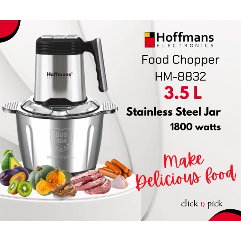 Picture of Hoffmans Food Chopper With stainless steel jar 