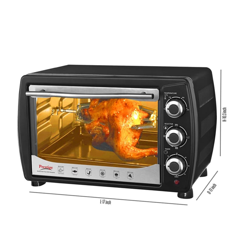 Picture of Electric Toaster Oven Prestige 20L Black