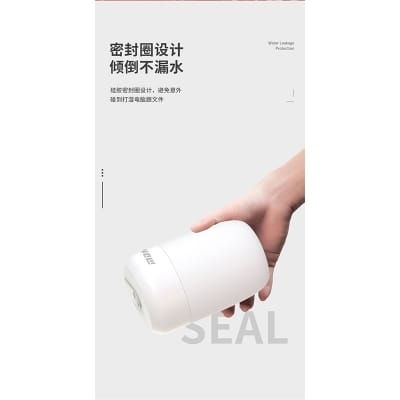 Picture of MDHL Brand Portable 300ml Mini USB Powered Aromatherapy Mist Humidifier Plastic Construction Colorful Night Light Household 24/7 