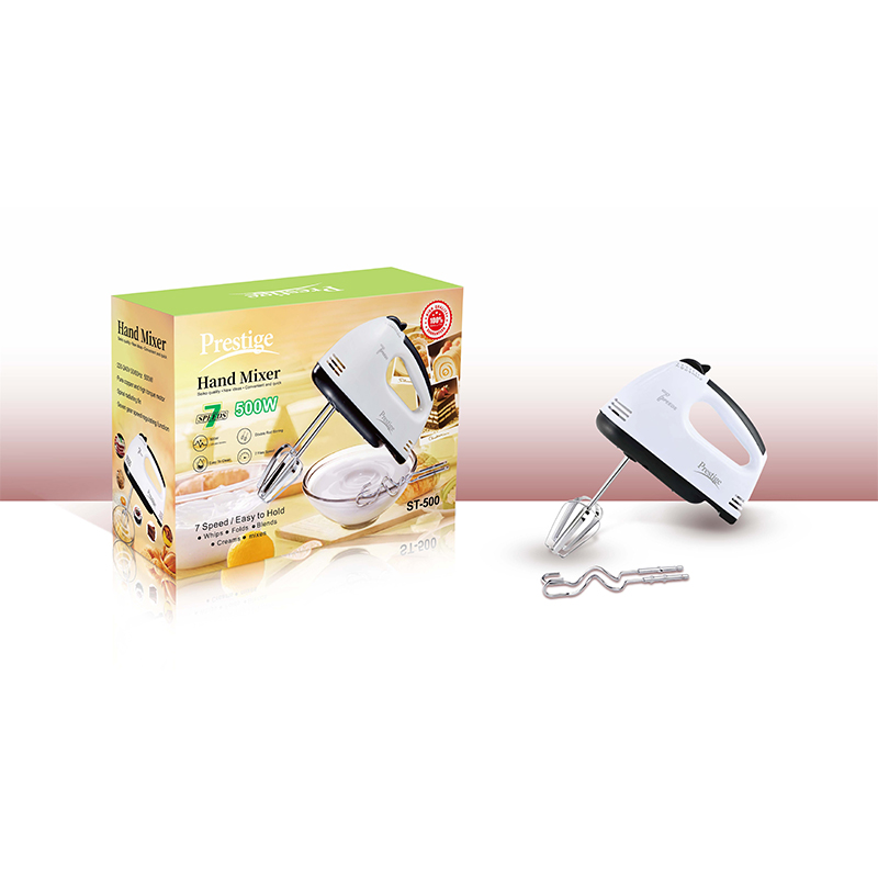 Picture of Best Price Latest Mini Electric Eggbeater Automatic Cream Whip Stirrer Stainless Mixing for Urban Household White