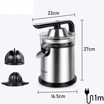 Picture of Sonfier SF-5523 Wholesale Household Hand Press Lemon Orange Squeezer Electric Citrus Juicer Stainless Steel Silver