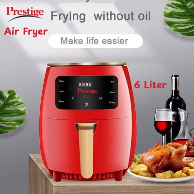 Picture of Air Fryer Healthy Cooking Without Oil Fast Cooking Prepare Meal Instantly for Urban Modern Lifestyle 6 Liter Prestige Made in China