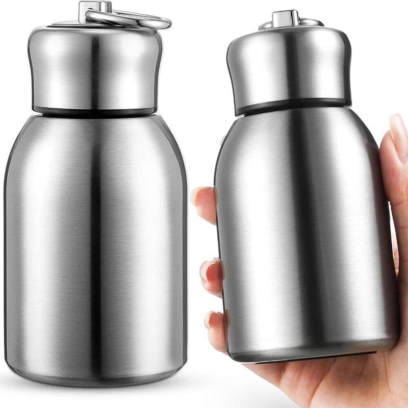 Picture of 2021 Latest Outdoor Sports Vacuum Flask 300ml Stainless Steel Thermal Mug Mini Coffee Thermos Water Bottle Glam Wedding Gift Mini Vacuum Thermo Bottle With Leakproof Stainless Kawaii Water Bottle Flask For Coffee Hot And Cold Drink 