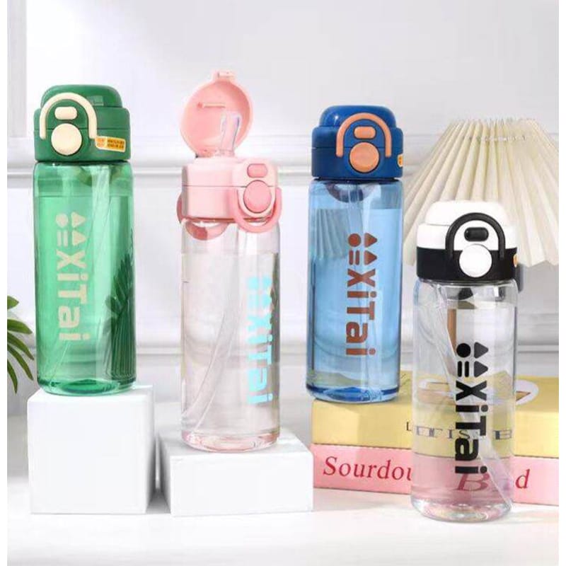 Picture of Premium Grade Latest model XiTai brand Unbreakable Water Bottle 650ml with inner filter BPA Free, Leak-Proof Water Bottle Ideal for Office, Sports, School, Gym - Polycarbonate & Polypropylene 