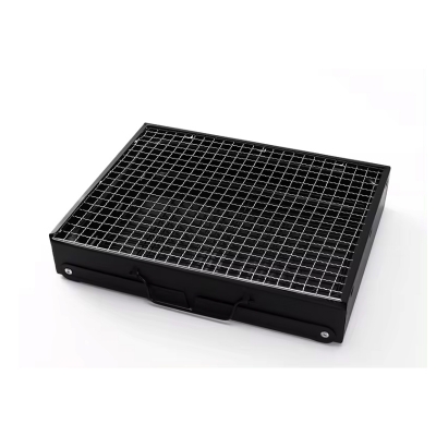 Picture of Outdoor Barbecue Folding Grills Grill Portable BBQ Grill For Camping 43cm wide (≈17 inch) Black