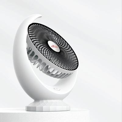 Picture of Mini Fan INDIANA brand Portable Mini Desk Fan Rechargeable Table Fans with Battery USB Cable Wire Three-Speed Wind for Car Outdoor Household Use 