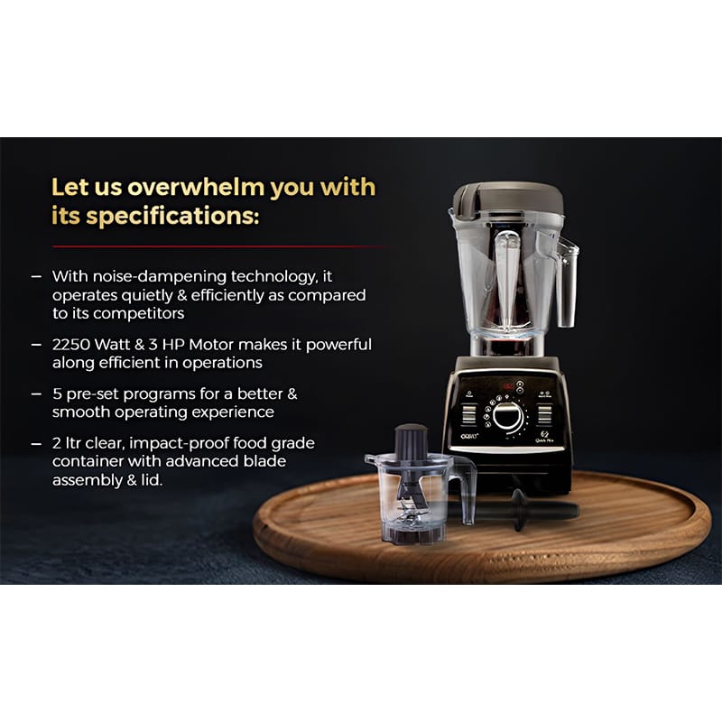 Picture of ORPAT Quick Mix 2250 watts blender for professionals 