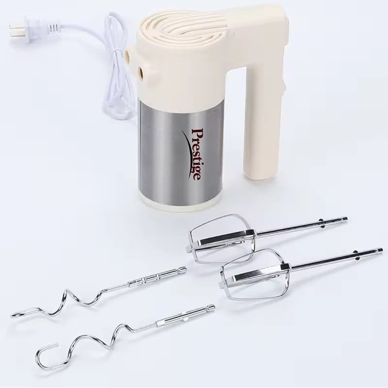 Picture of Modern Minimalistic Monochromatic Electric Egg Beater, Baking Tools, Cake Beater, Handheld Egg Beater Fast Sleek 800 watts Multi-Functional Electric Egg beater Modern Lifestyle Off White