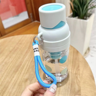 Picture of Premium Food Grade Plastic Unique Latest model design Unbreakable Water Bottle 760ml with straw BPA Free, Leak-Proof Water Bottle Ideal for Office, Sports, School, Gym 