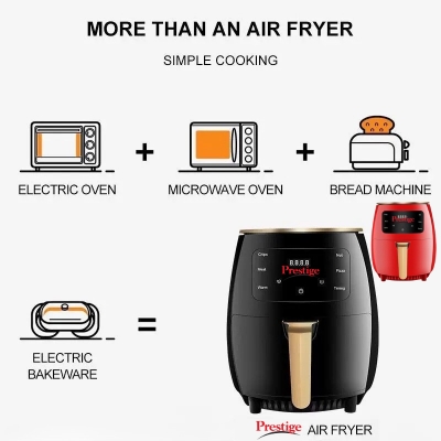 Picture of Air Fryer Healthy Cooking Without Oil Fast Cooking Prepare Meal Instantly for Urban Modern Lifestyle 6 Liter Prestige Made in China