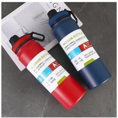 Picture of Colorful Insulated Double Wall Stainless Steel Water Bottle Thermos Cute Flask for Out Door Sport 600ml 