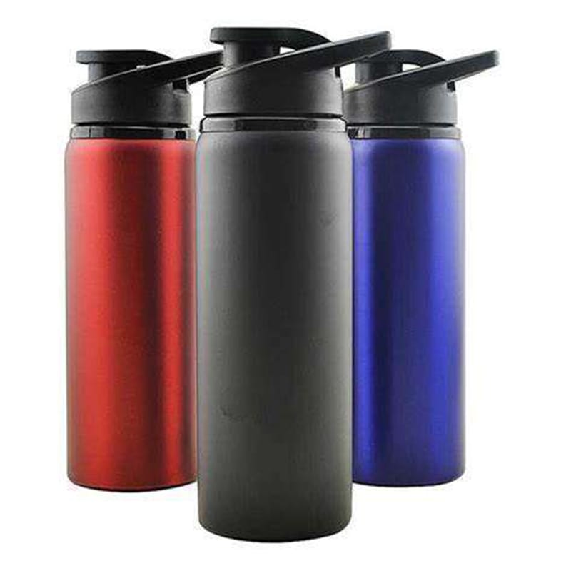 Picture of 750ml Sports Athletic Solid Color Plain Aluminum Water Bottle for everyday use 