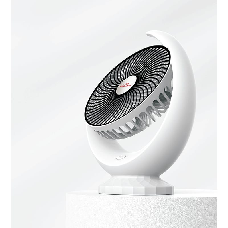 Picture of Mini Fan INDIANA brand Portable Mini Desk Fan Rechargeable Table Fans with Battery USB Cable Wire Three-Speed Wind for Car Outdoor Household Use 