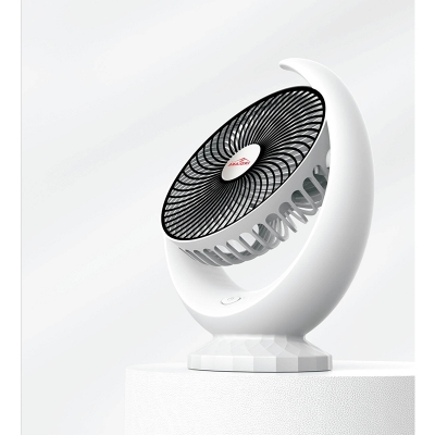 Picture of Mini Fan INDIANA brand Portable Mini Desk Fan Rechargeable Table Fans with Battery USB Cable Wire Three-Speed Wind for Car Outdoor Household Use 