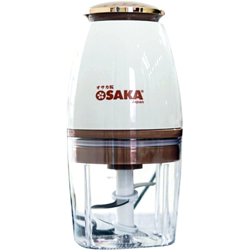 Picture of OSAKA food chopper capsule cutter Portable compact size Garlic Vegetable Chopper Mini chopper Food Processor 700ml white color beautiful design for Kitchen 