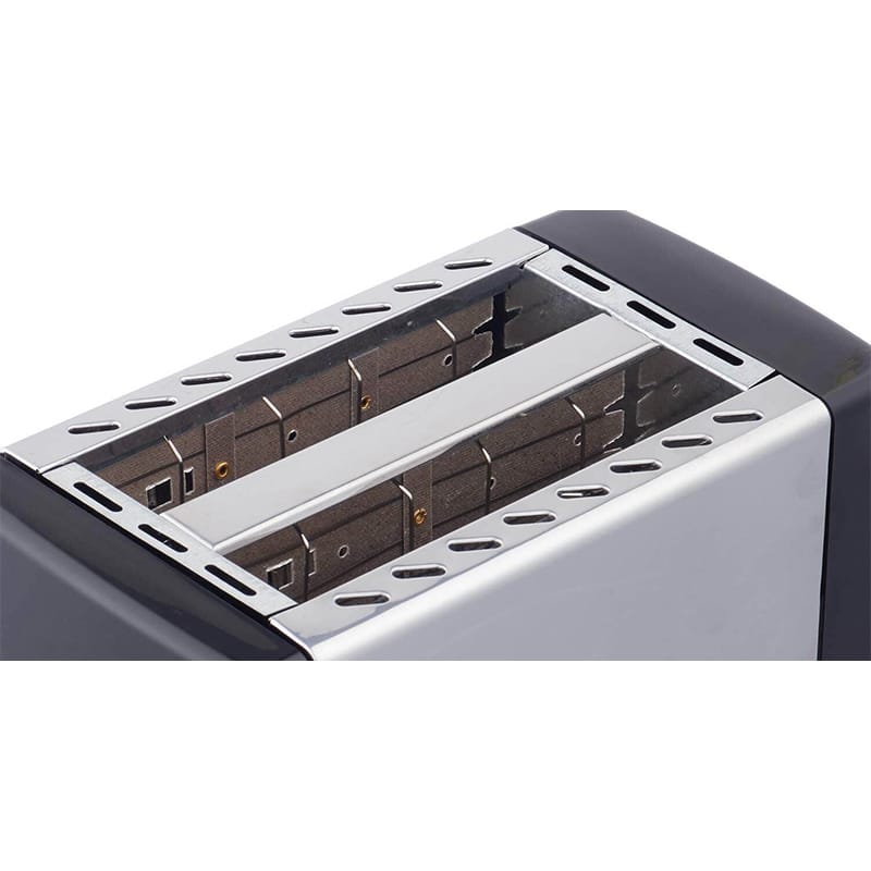 Picture of Sonifer SF-6007 for kitchen smart pop-up vertical electric 2 slice stainless steel mini bread toaster 700 watts Silver