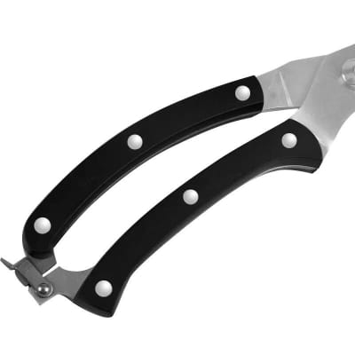 Picture of Heavy Duty Poultry Shears Multi-function Kitchen Scissors for Cutting Chicken, Poultry, Game, Meat Chopping Vegetable Black