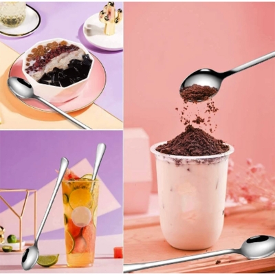 Picture of High Quality Pickle / Ice cream spoon one piece (length 23.5 centimeter) Silver