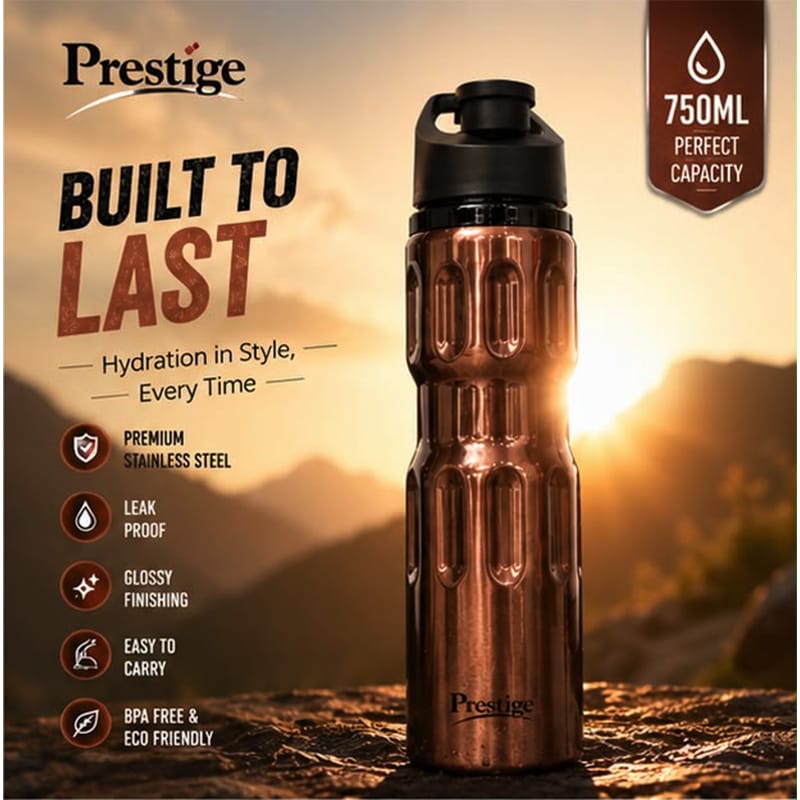 Picture of Sports Athletic Design 750ml Stainless Steel Colorful Water Bottle – Stylish, Durable & Reusable 