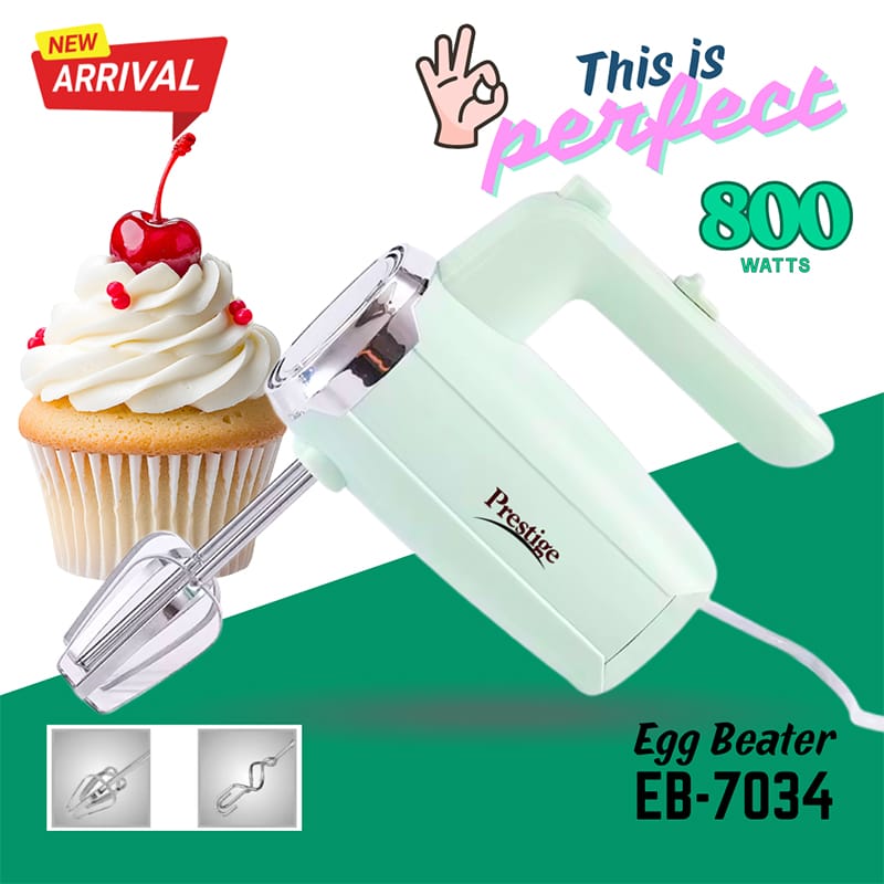Picture of Household Electric Egg Beater, Baking Tools, Cake Beater, Handheld Egg Beater Fast Luxury design 800 watts Multi-Functional Electric Egg beater Modern Lifestyle Light green