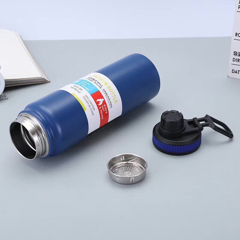Picture of Colorful Insulated Double Wall Stainless Steel Water Bottle Thermos Cute Flask for Out Door Sport 600ml 