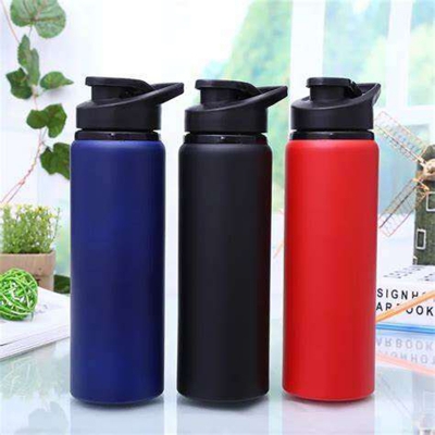Picture of 750ml Sports Athletic Solid Color Plain Aluminum Water Bottle for everyday use 