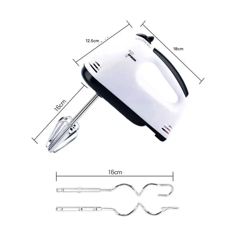 Picture of Scarlett Portable Multi-Functional Electric Eggbeater Automatic Cream Whip Stirrer Stainless Mixing Household Mini Mechanical Beater White