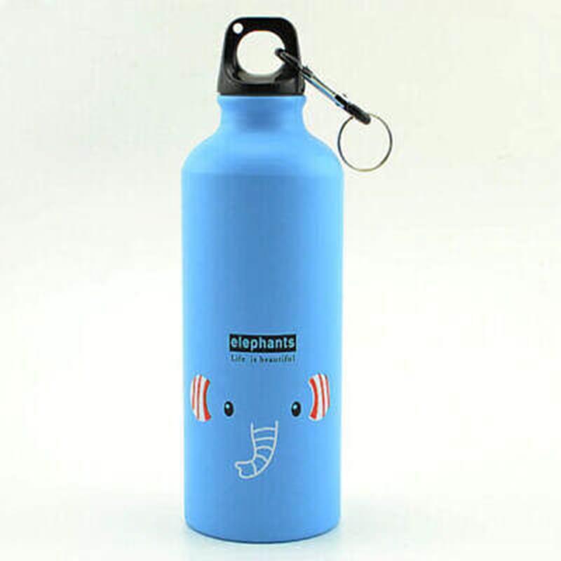 Picture of 750ml Cartoon Design Colored Aluminum Water Bottle 
